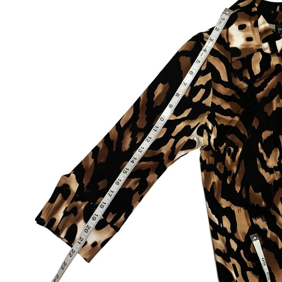 En Focus Studio Women's Animal Print Dress, 3/4 Sleeves, Size 12 - Picture 12 of 13